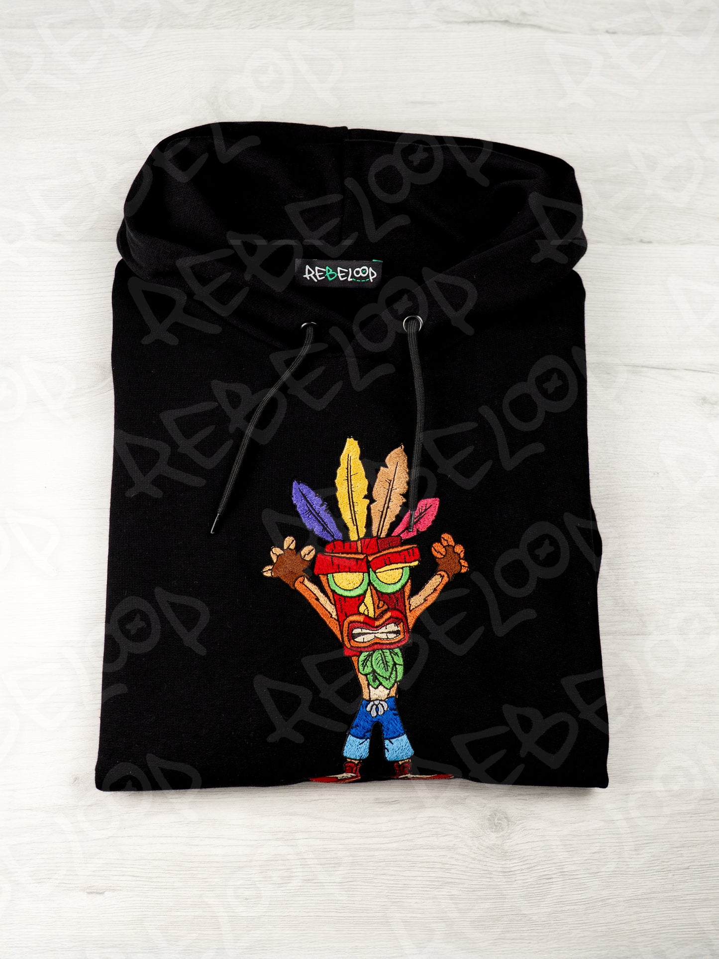 Felpa ricamata Crash Bandicot