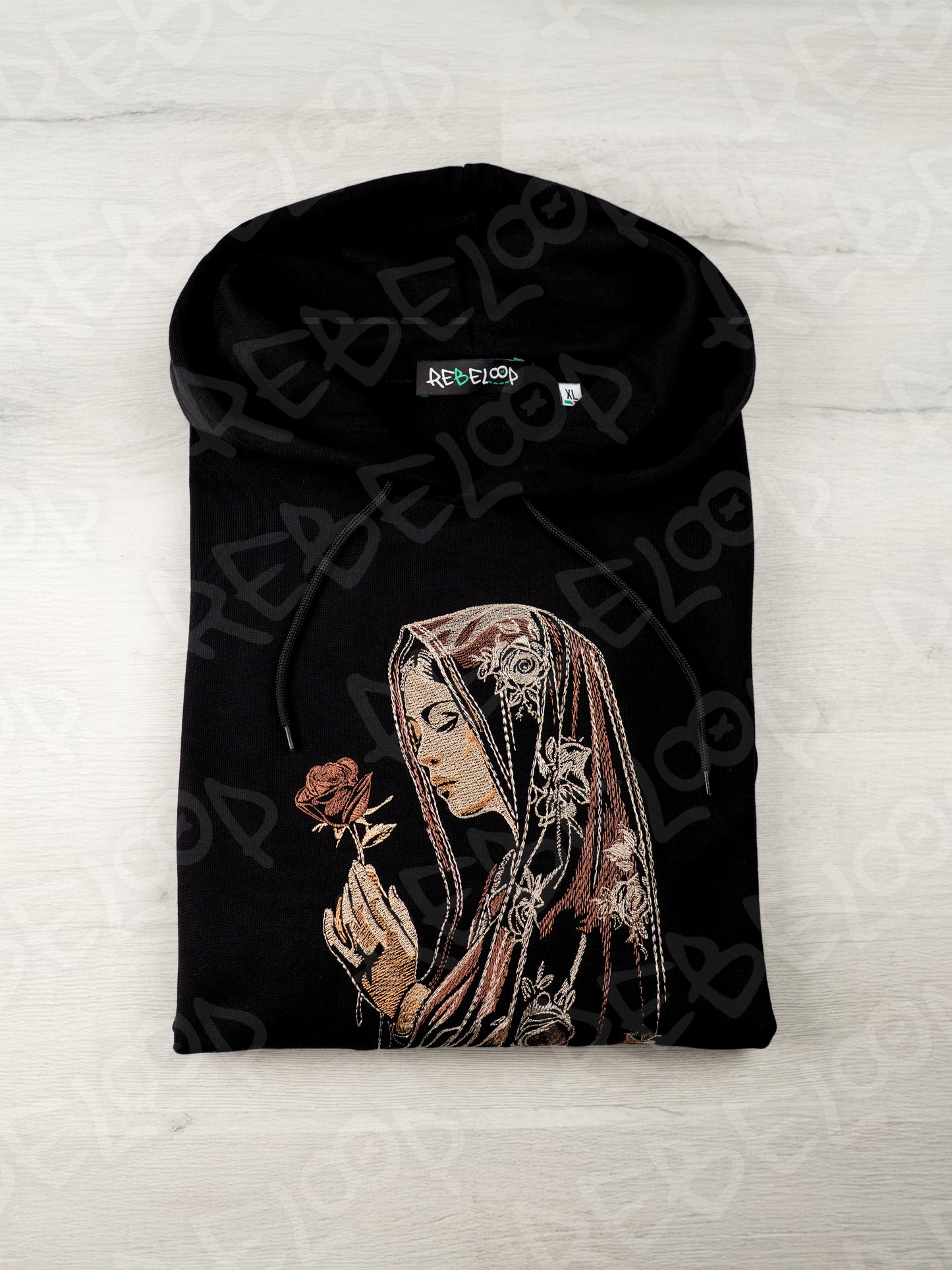 Holy Mary Embroidered Sweatshirt