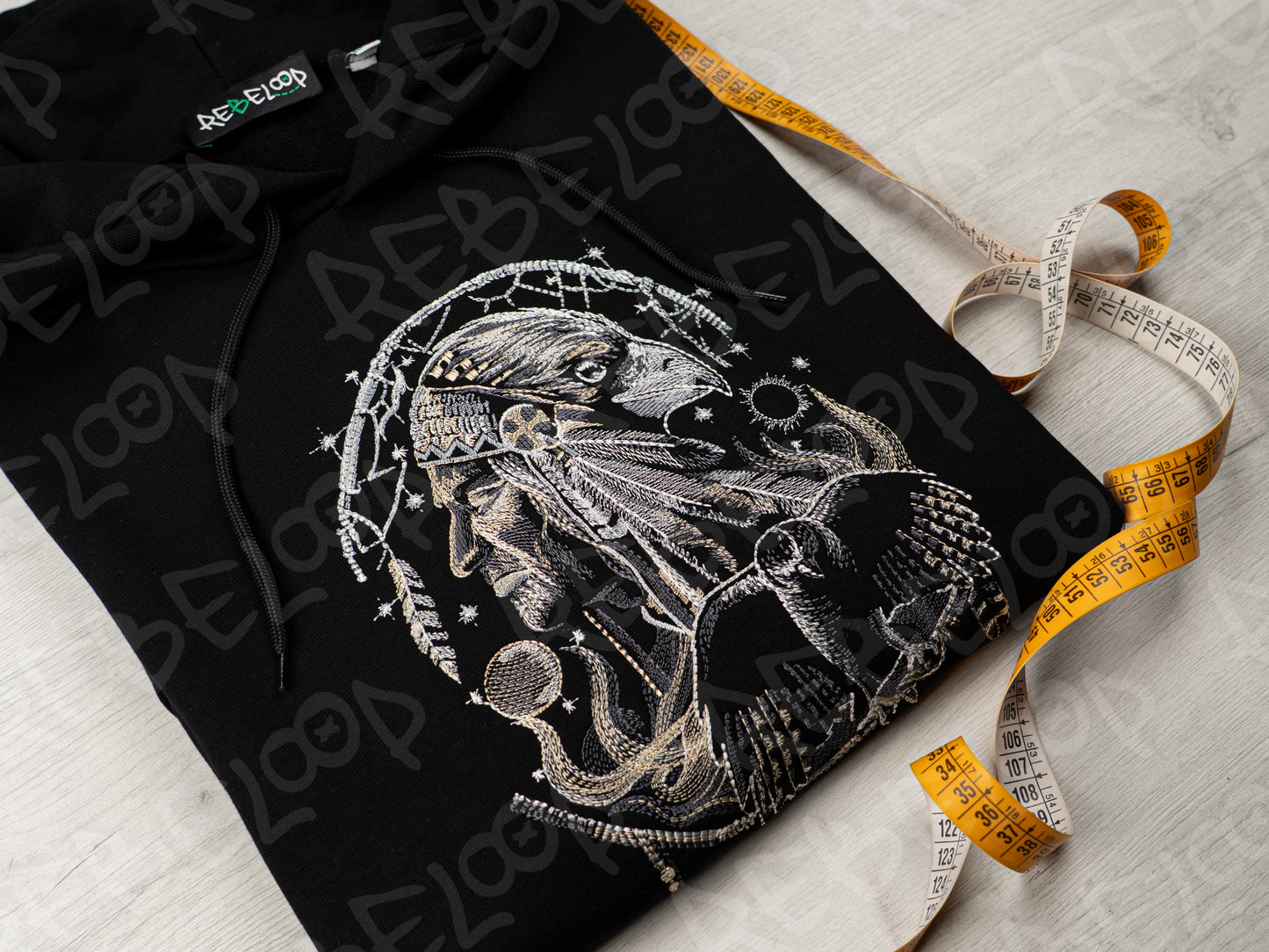 Indian Shaman Embroidered Sweatshirt