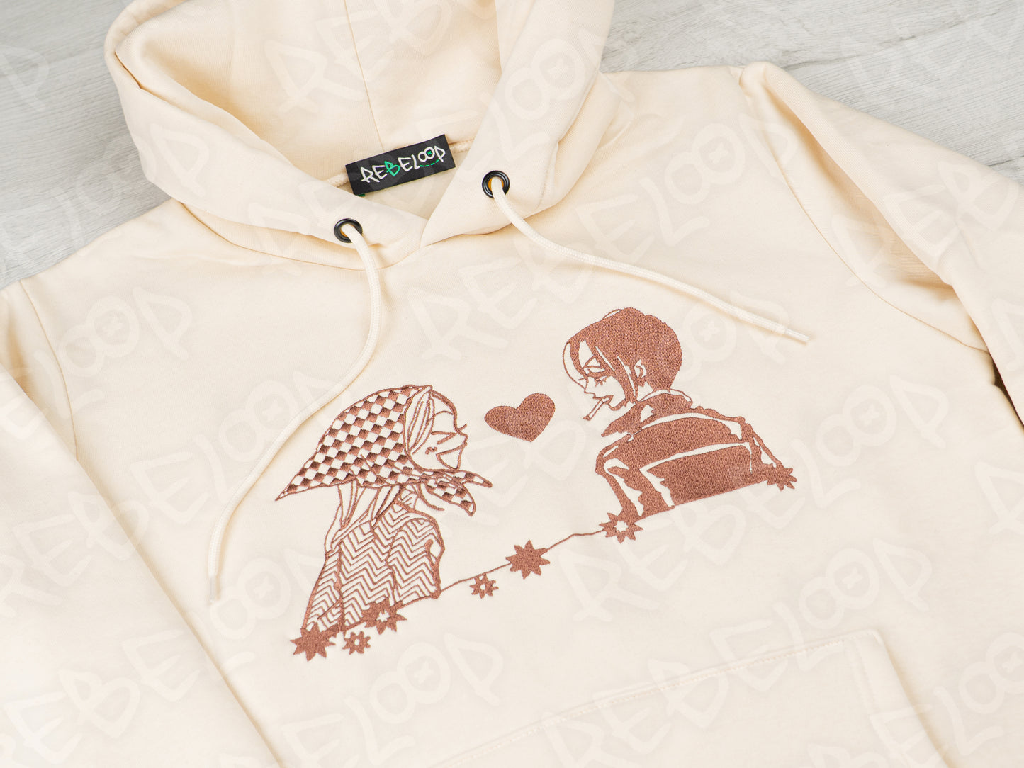Nana and Hachi V.1 embroidered sweatshirt