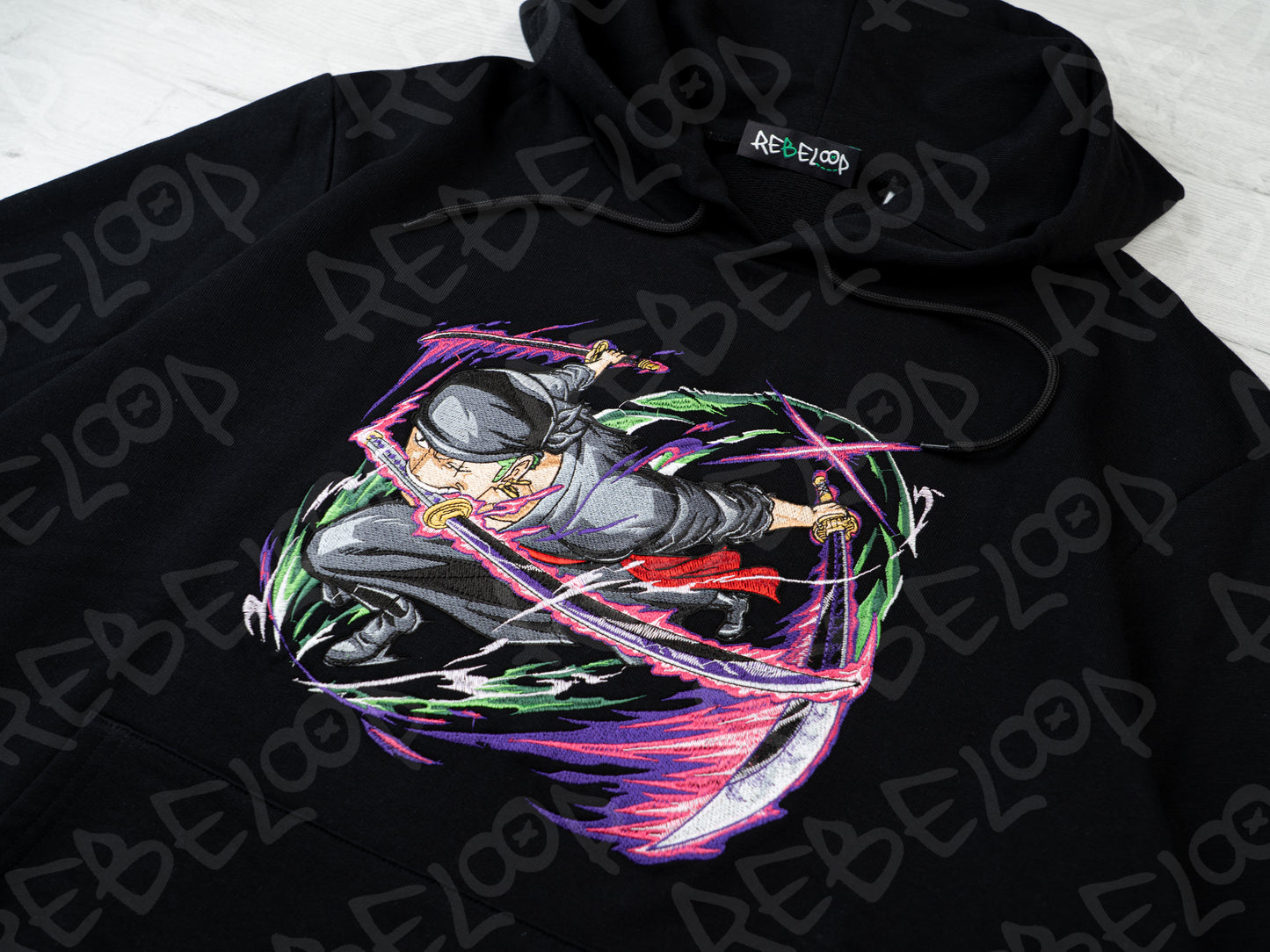 One Piece Zoro V.2 Embroidered Sweatshirt