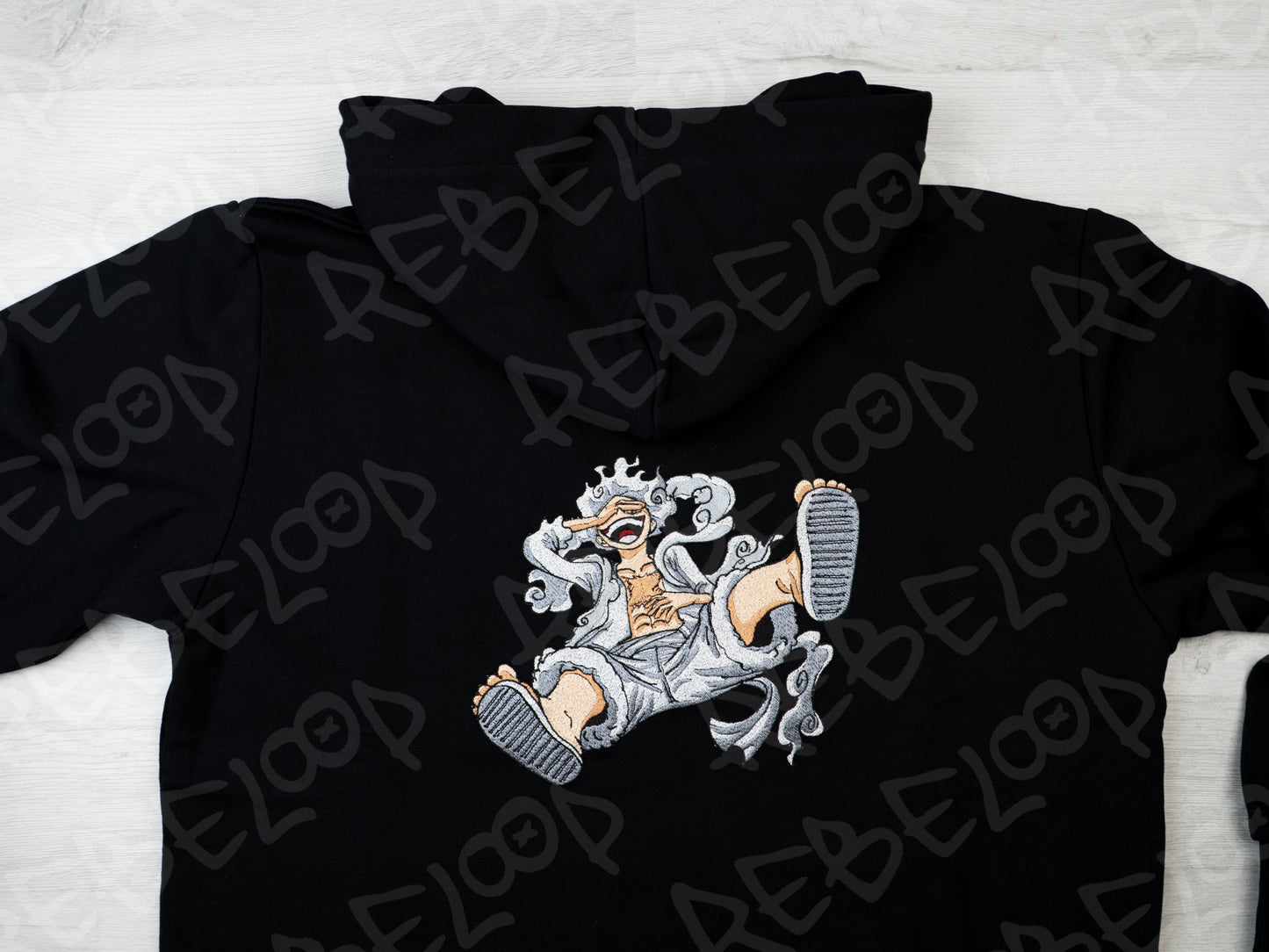Luffy double embroidery sweatshirt