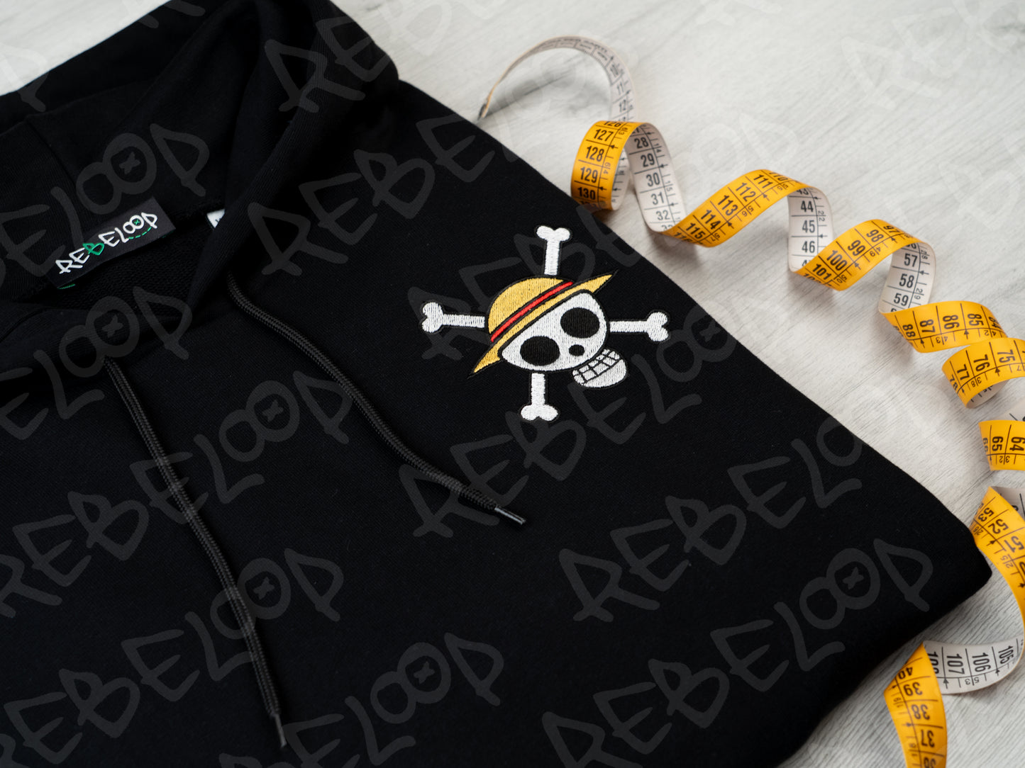 Luffy double embroidery sweatshirt