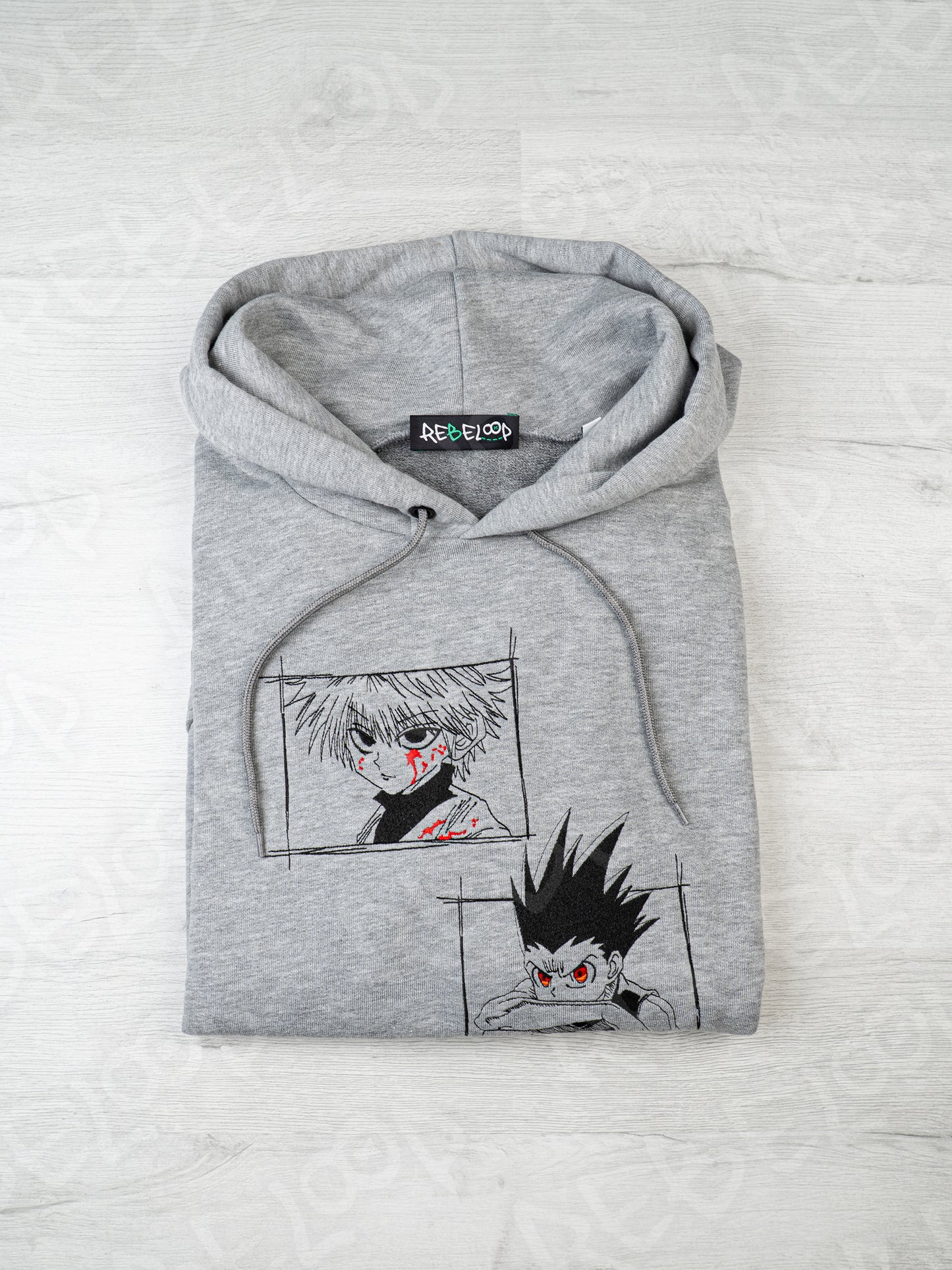 Gon and Killua embroidered sweatshirt