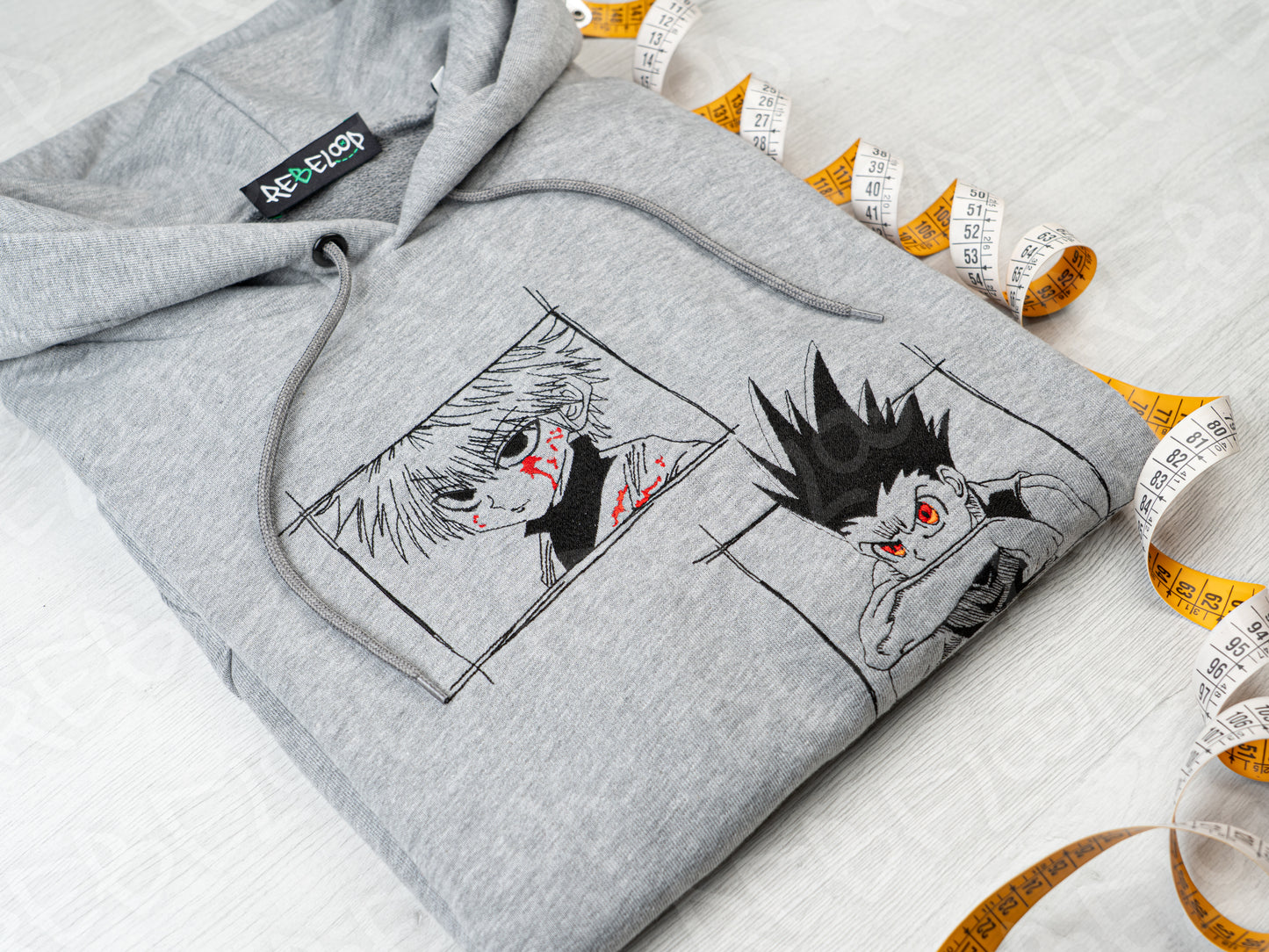 Gon and Killua embroidered sweatshirt