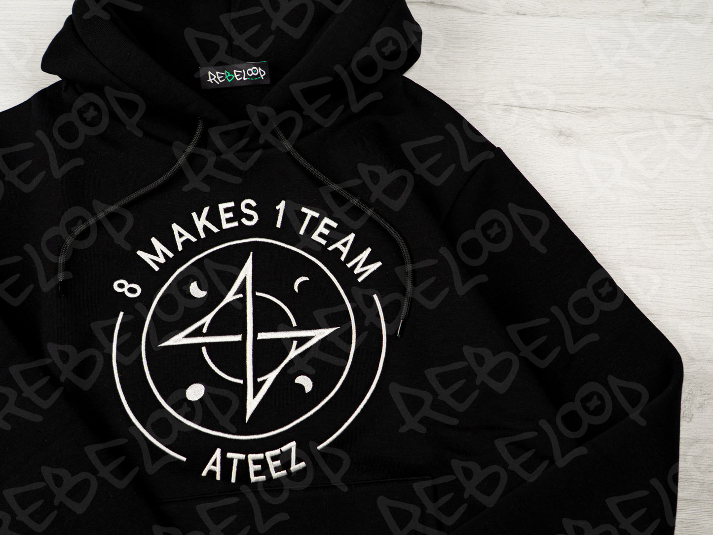 Felpa ricamata Ateez