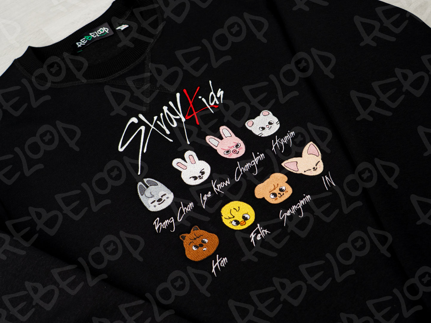 Embroidered Fan Sweatshirt