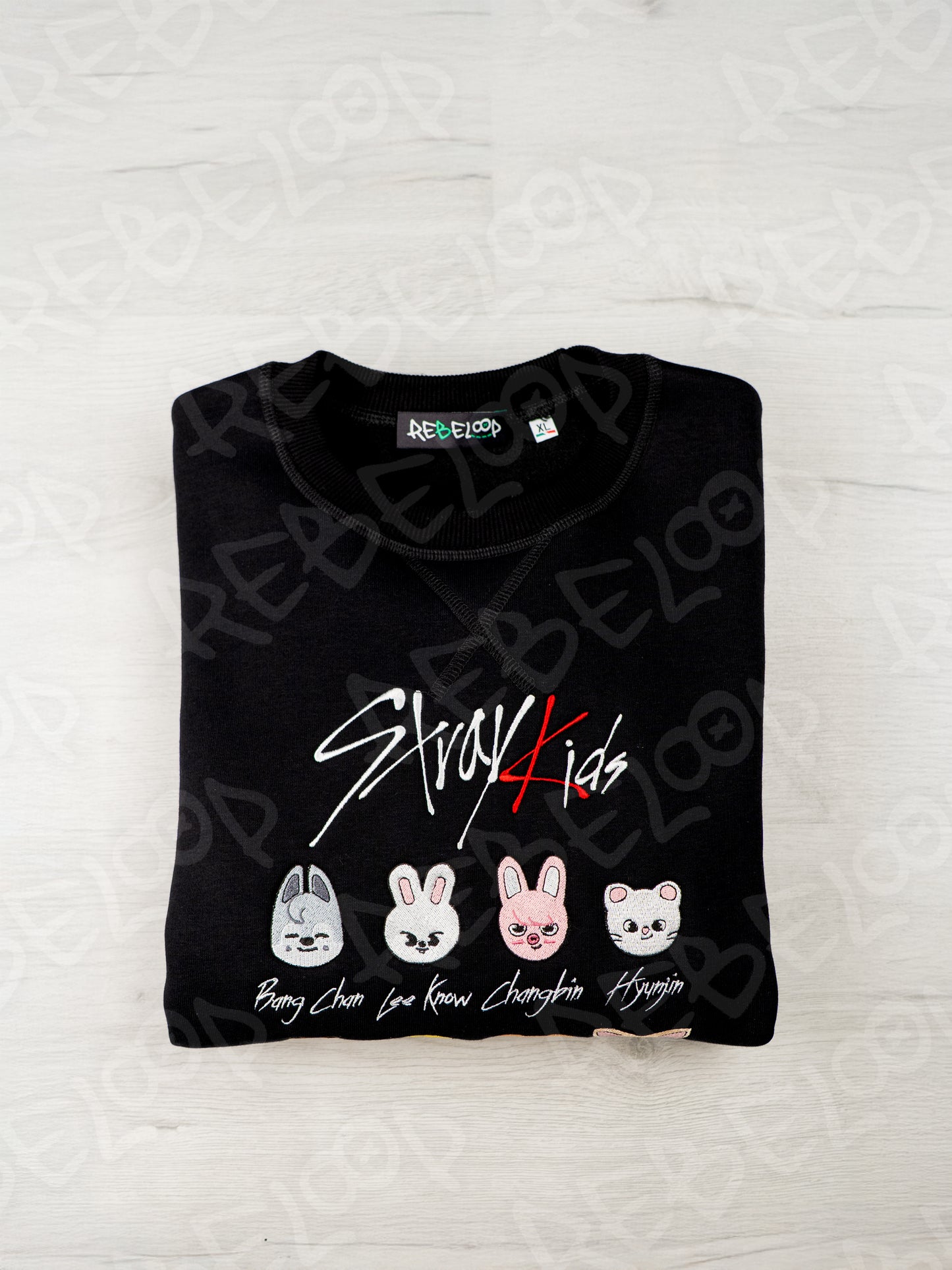Embroidered Fan Sweatshirt