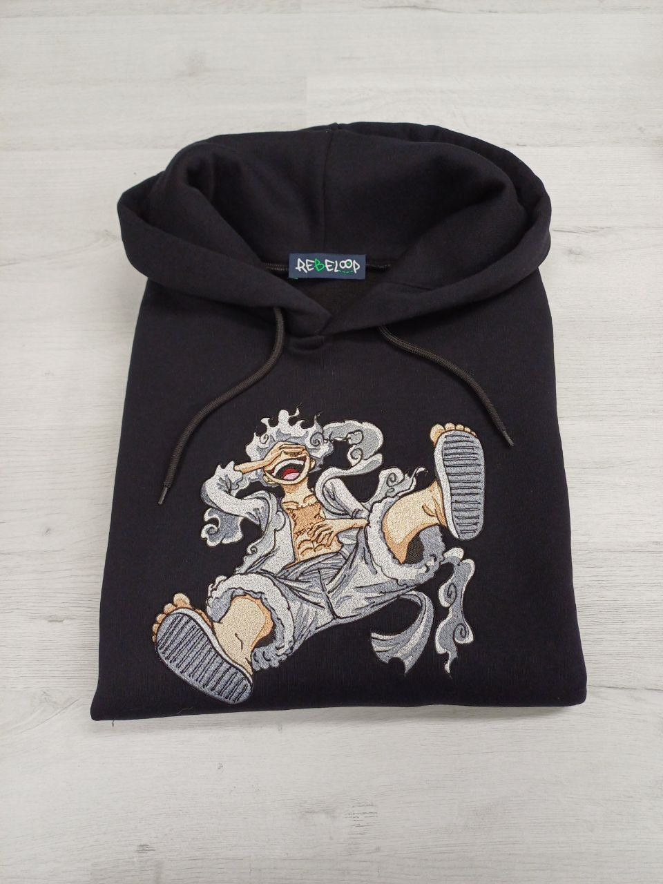 One Piece Luffy 5th Gear embroidered sweatshirt