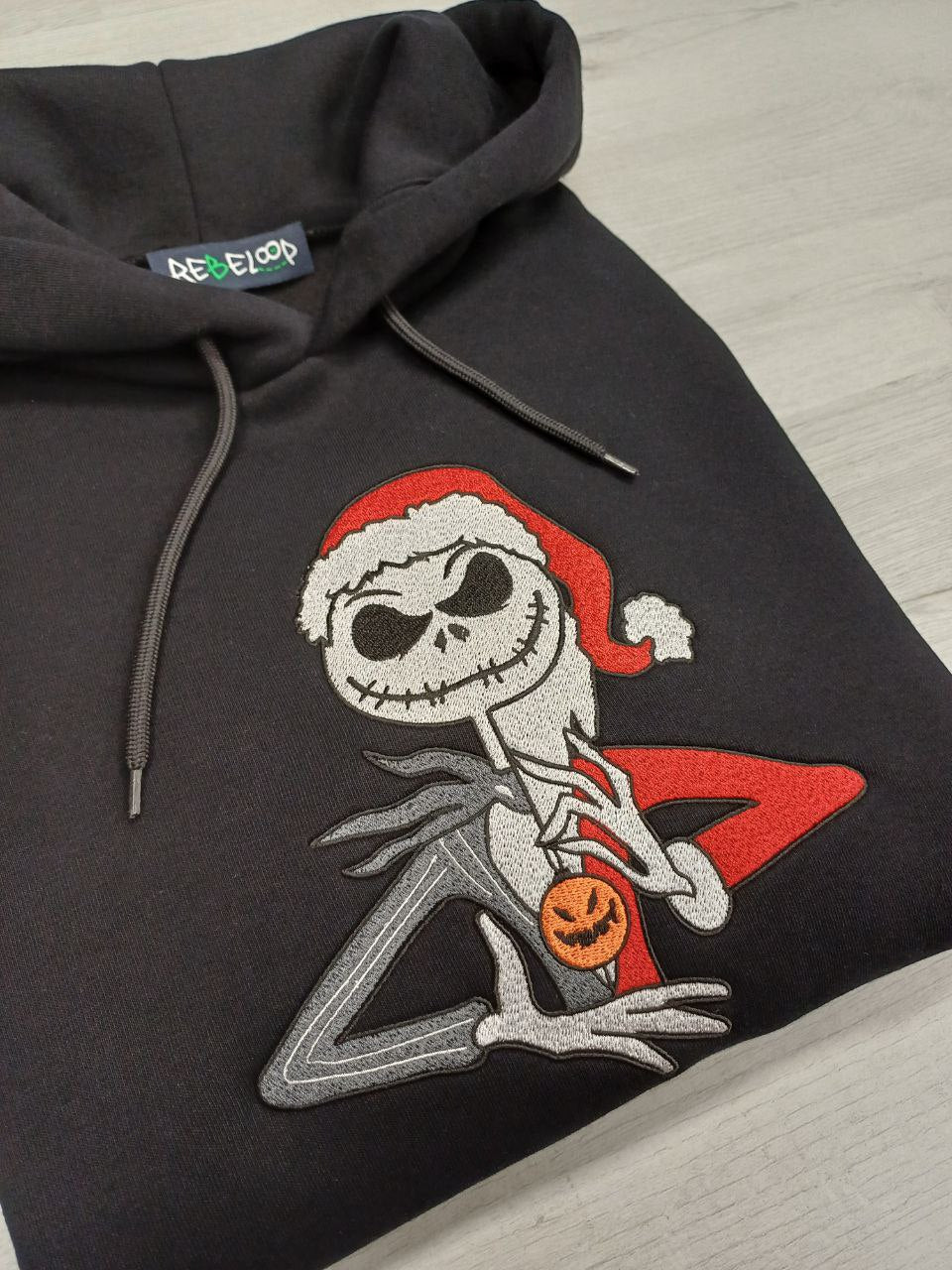 Felpa ricamata Jack Skeletron