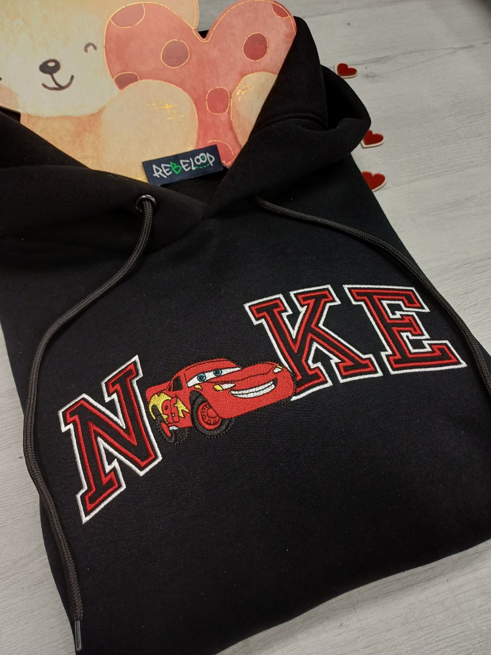Lightning embroidered sweatshirt
