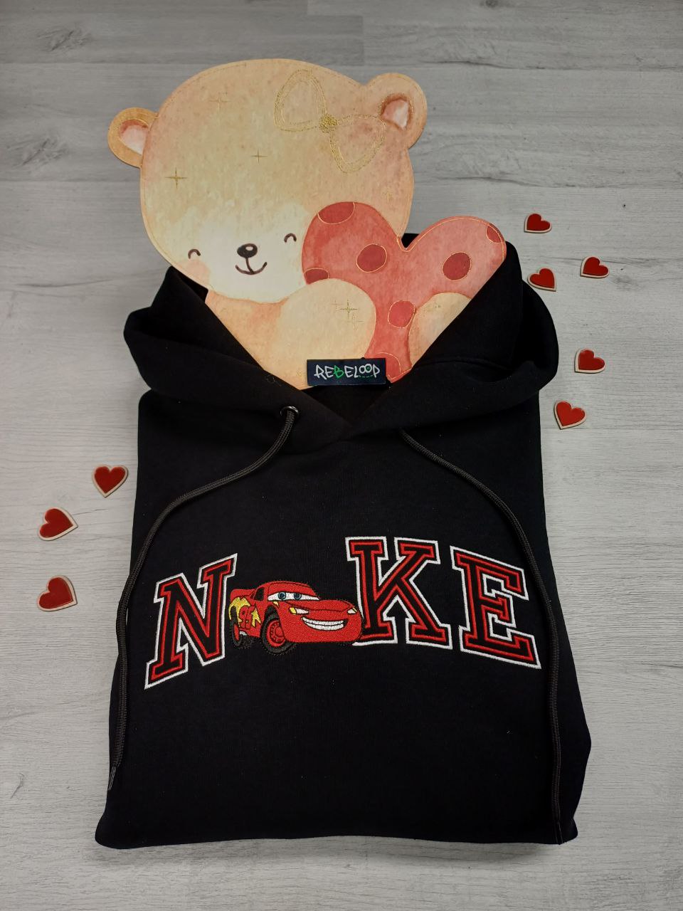 Lightning embroidered sweatshirt