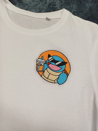 T-shirt ricamata Squirtle