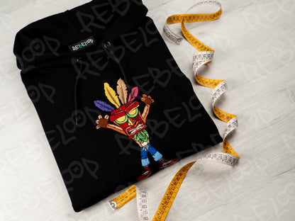 Felpa ricamata Crash Bandicot