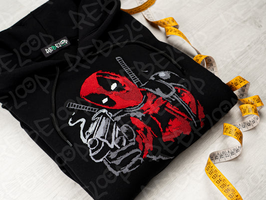 Deadpool Graffiti Embroidered Sweatshirt