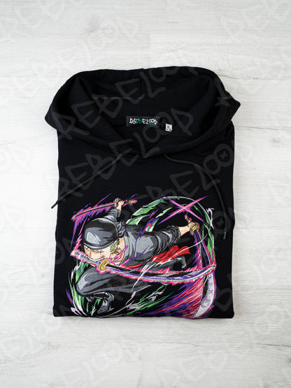 One Piece Zoro V.2 Embroidered Sweatshirt