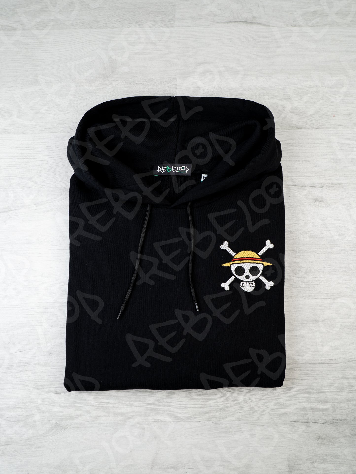Luffy double embroidery sweatshirt