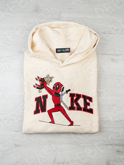 Felpa ricamata Deadpool & Dogpool