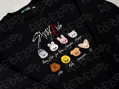 Embroidered Fan Sweatshirt