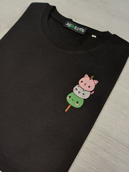 Dango kawaii embroidered t-shirt