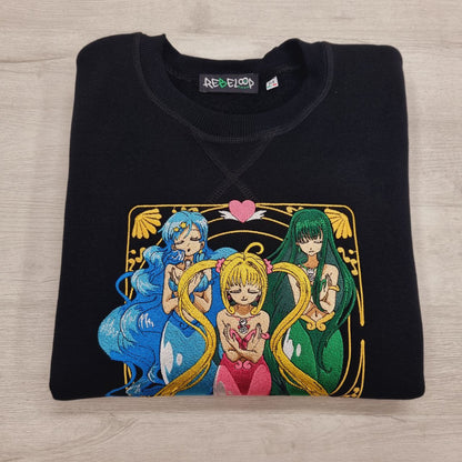 Felpa ricamata Mermaid Melody