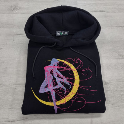 Felpa ricamata Sailor Moon Trasformazione