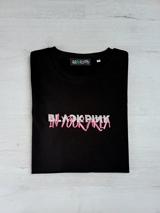 T-shirt ricamata Blackapink