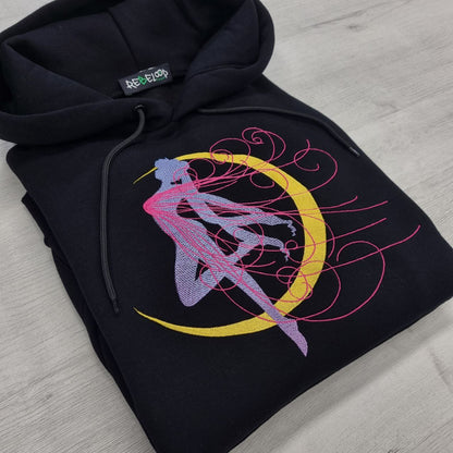 Felpa ricamata Sailor Moon Trasformazione