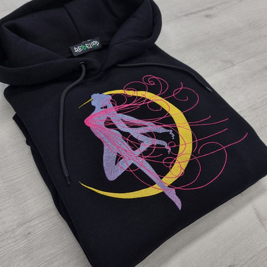 Felpa ricamata Sailor Moon Trasformazione