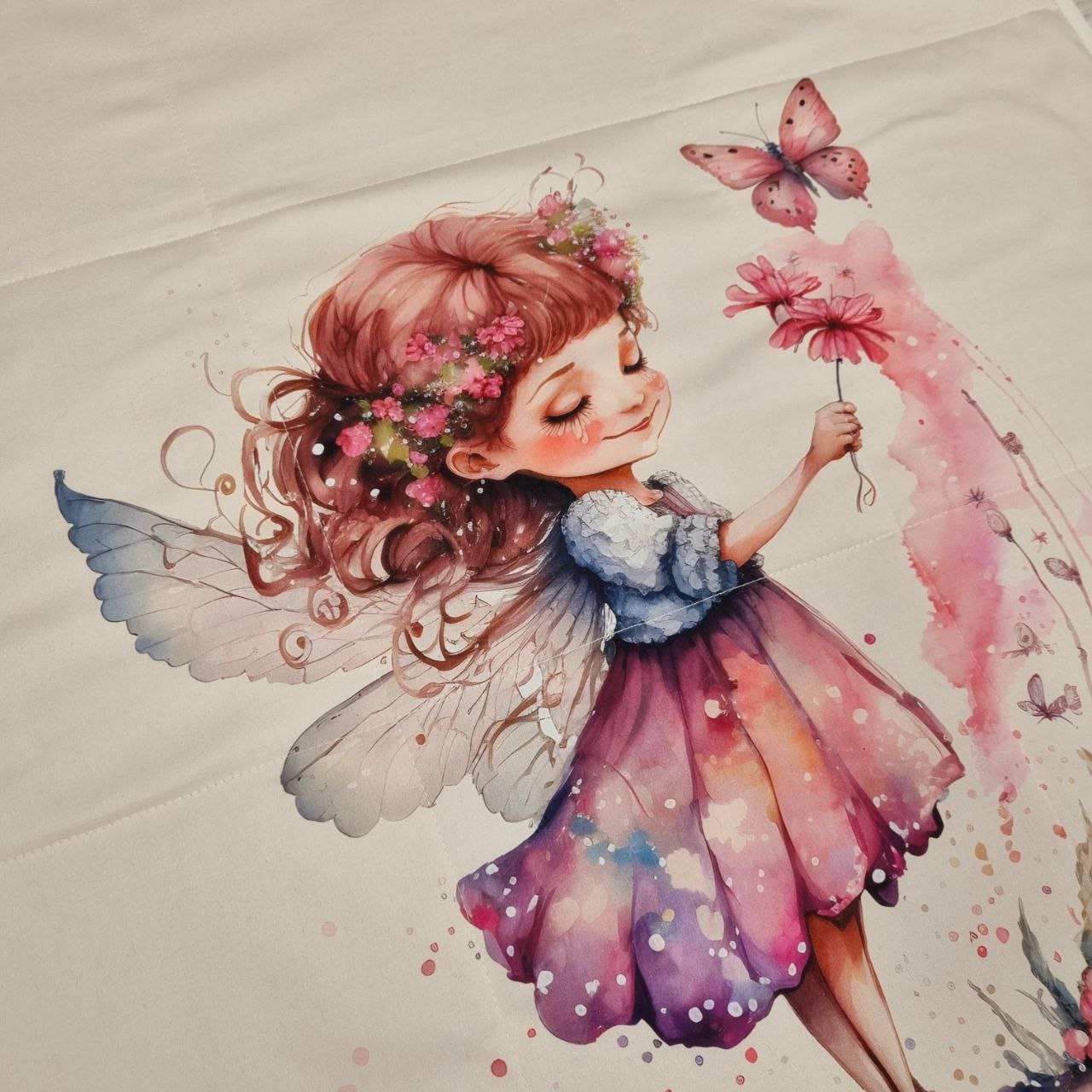 Trapuntino culla Fatina